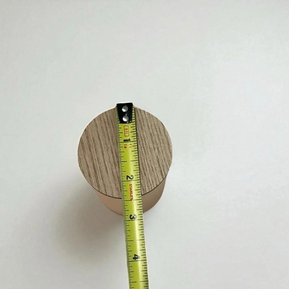 4 Small Glass with Wood Lid Storage Containers 3